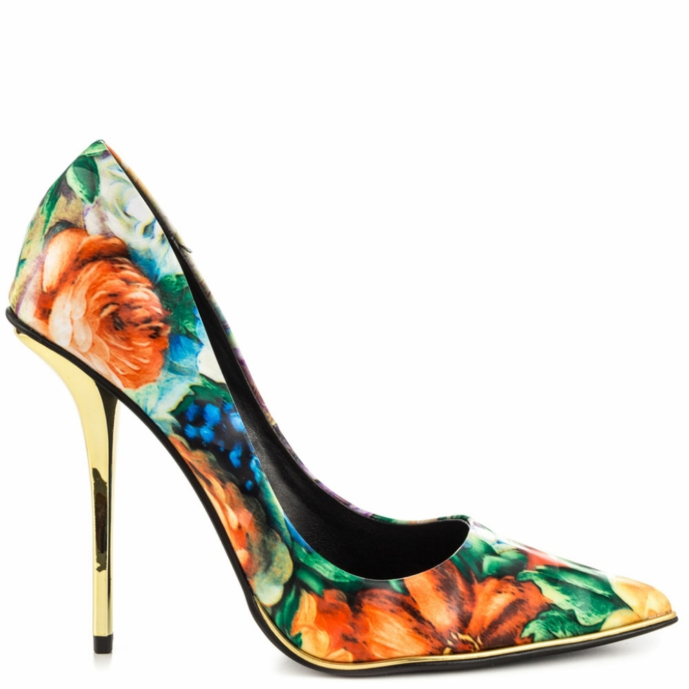 Privileged "Meloni" Multi Floral Stilettos